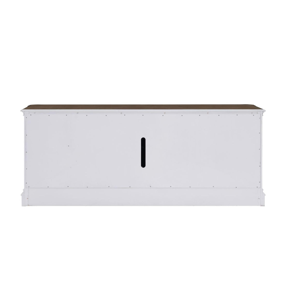 82 Inch Antique White TV Console G117365