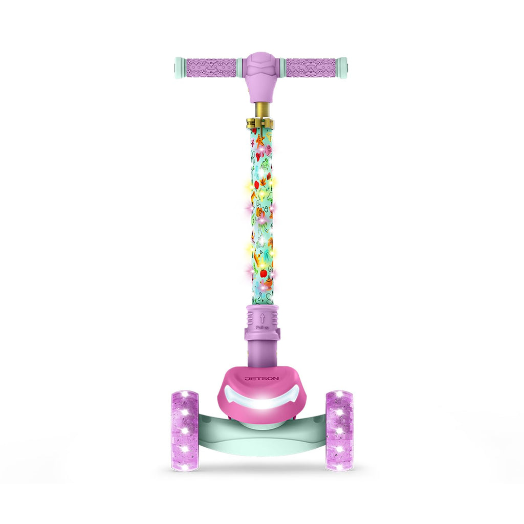 Kids Kick Scooter with LED Lights and Light-Up Wheels L981653