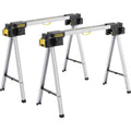 Folding Metal Sawhorse Pair 900kg Load Capacity L1843