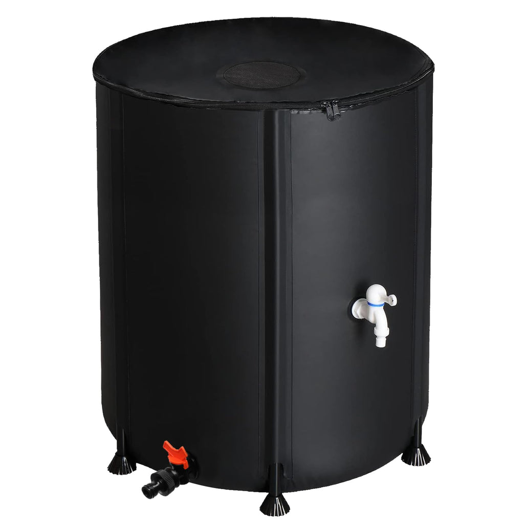 50 Gallon Folding Rain Barrel with Water Filter R440