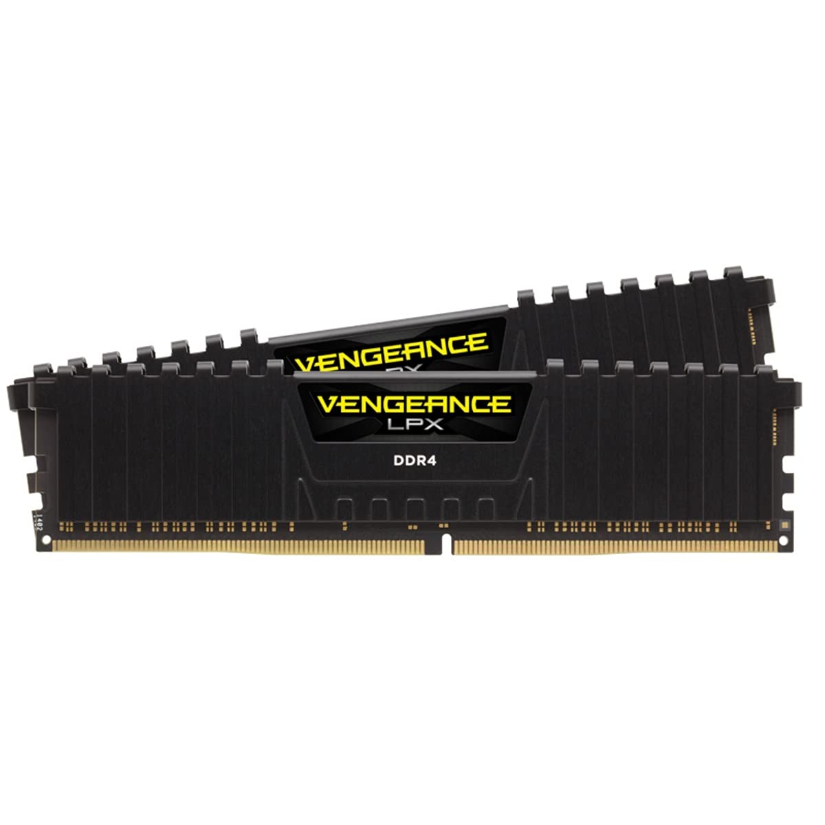 Black DDR4 RAM 16GB (2x8GB) 3200MHz Desktop Memory D97663