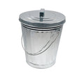 4 Gallon Galvanized Steel Trash Can with Lid J6633