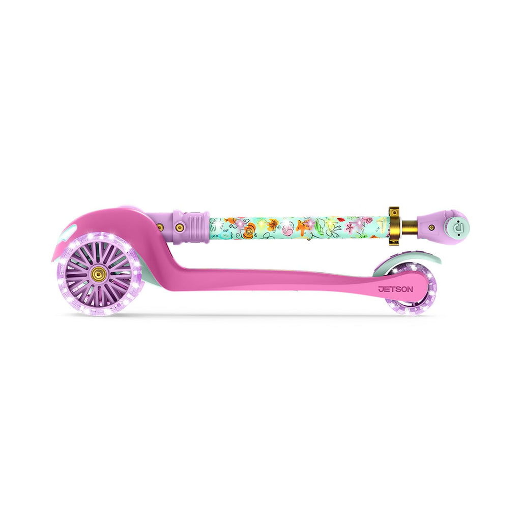 Kids Kick Scooter with LED Lights and Light-Up Wheels L981653