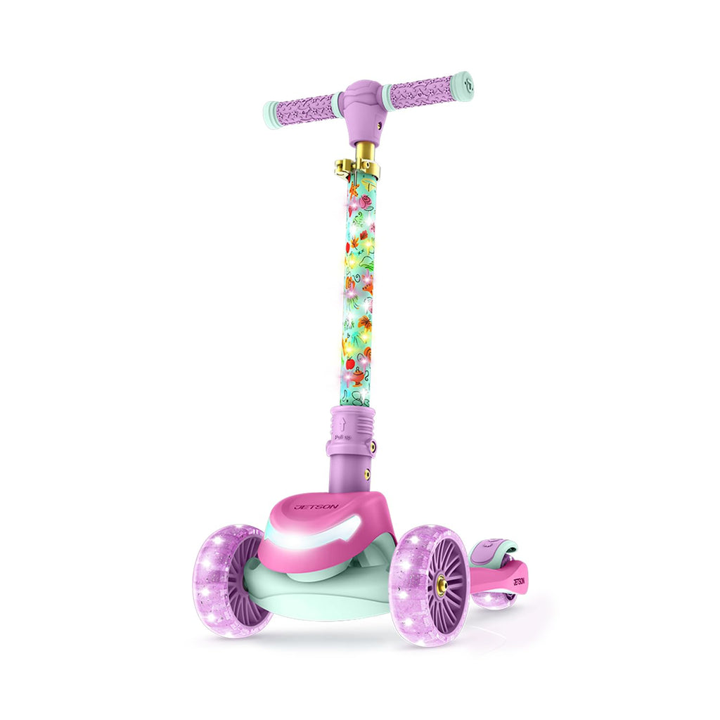 Kids Kick Scooter with LED Lights and Light-Up Wheels L981653