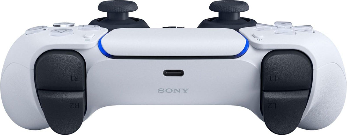 White PlayStation 5 Slim Disc 2TB SSD Console Bundle with Dual-Controller Charger L8661