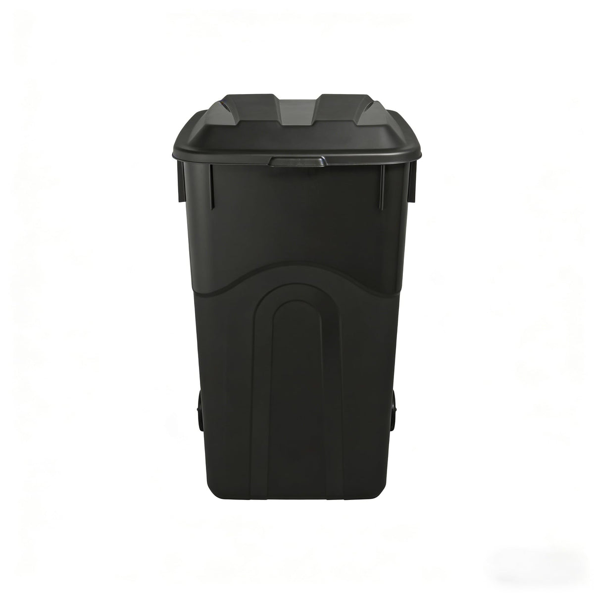 45 Gallon Wheeled Trash Can with Attached Lid L905807