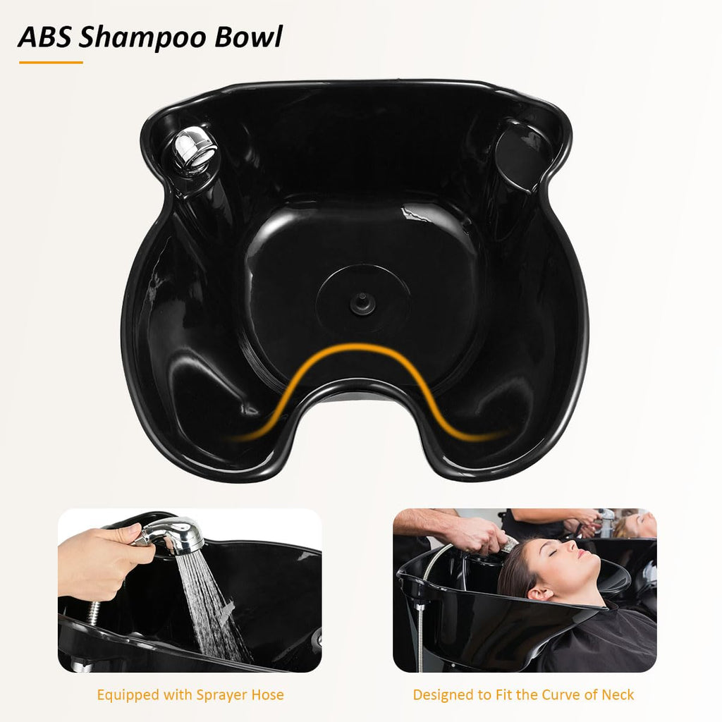 Portable Shampoo Bowl with Electric Pump N7357