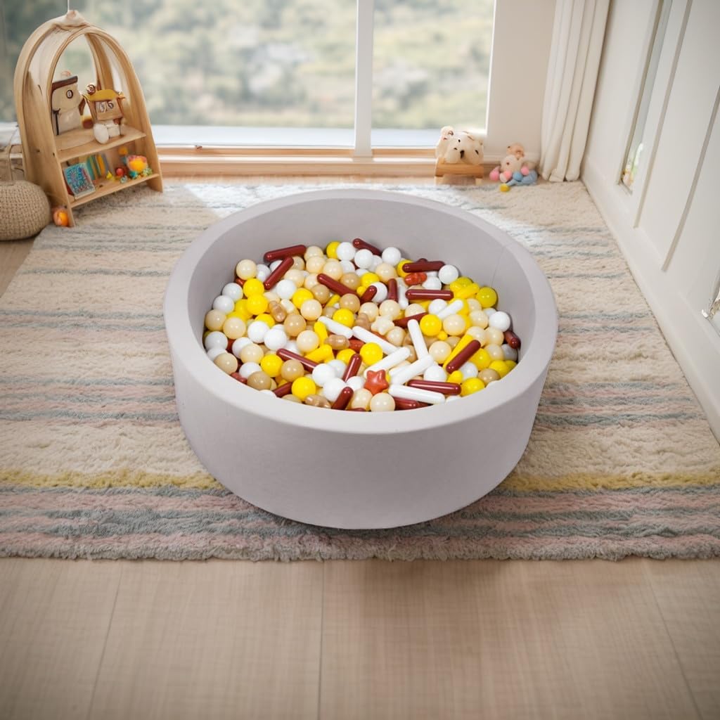BPA Free Crush Proof Plastic Ball Pit Balls Pack of 100 200 500 S578548