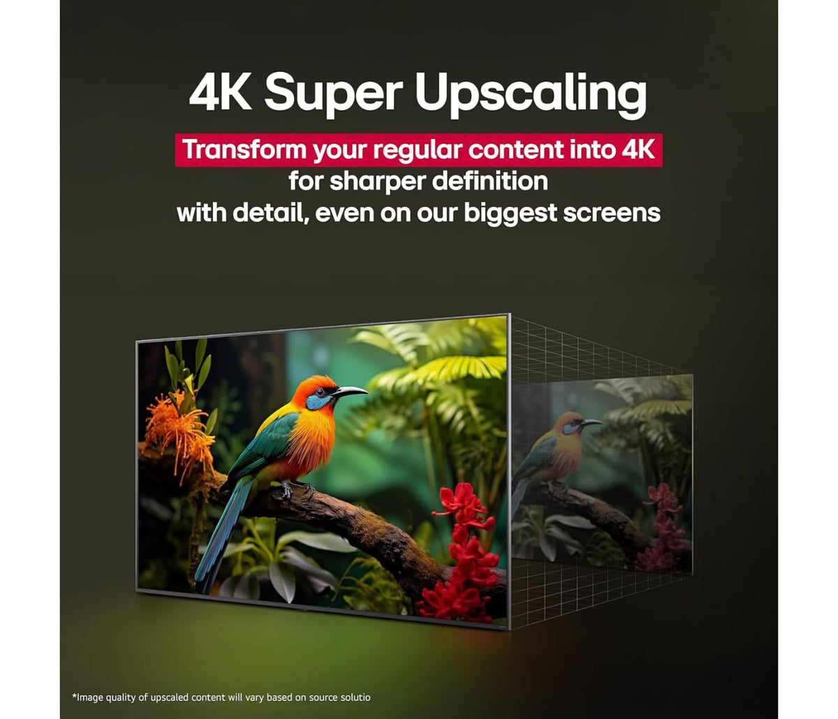 55" 4K LED Smart TV with Wall Mount D2406