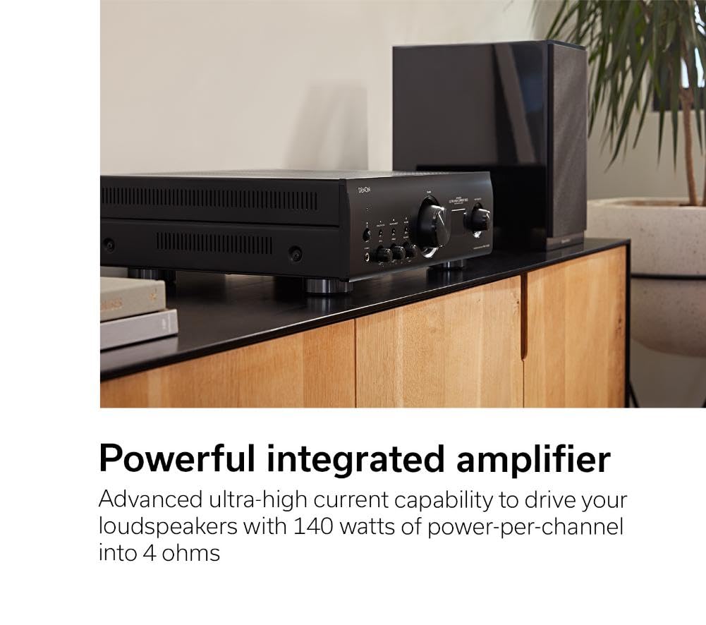 Black Integrated Amplifier D999