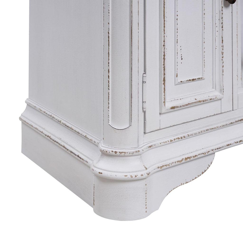 82 Inch Antique White TV Console G117365