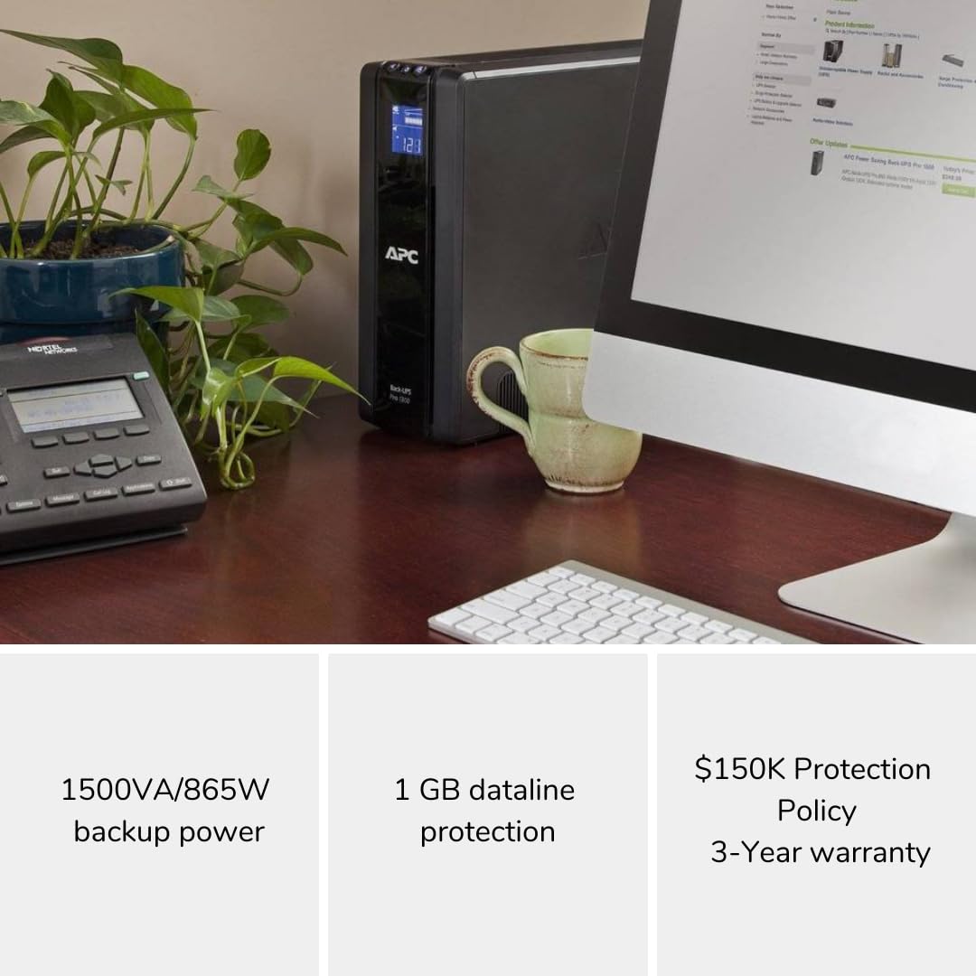 1500VA/900W UPS Battery Backup E42384
