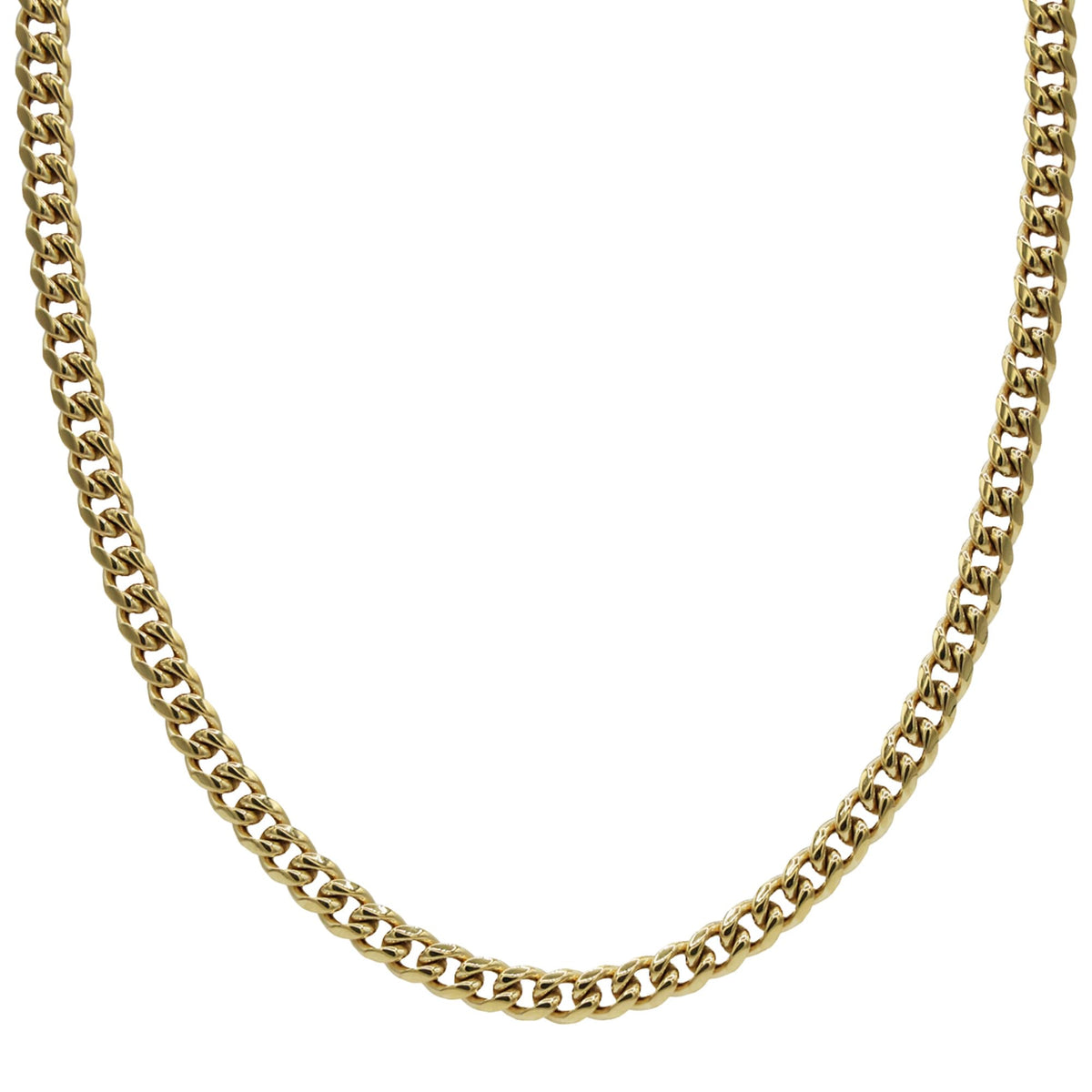 Gold-Plated Micro Cuban Link Chain C273