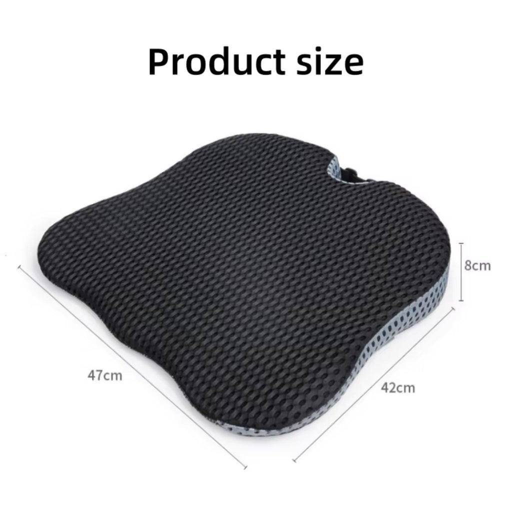 Black Memory Foam Car Seat Booster Cushion L150736