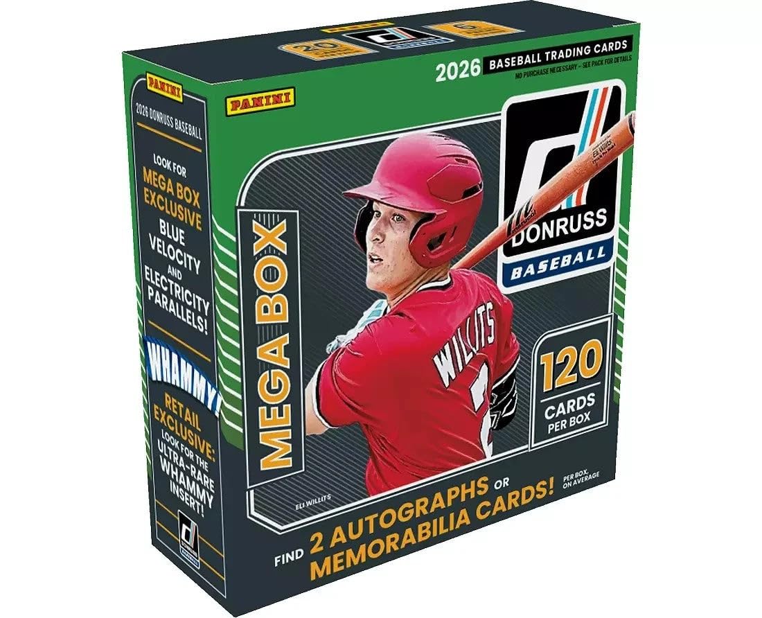 Factory Sealed MLB Trading Cards Mega Box O496