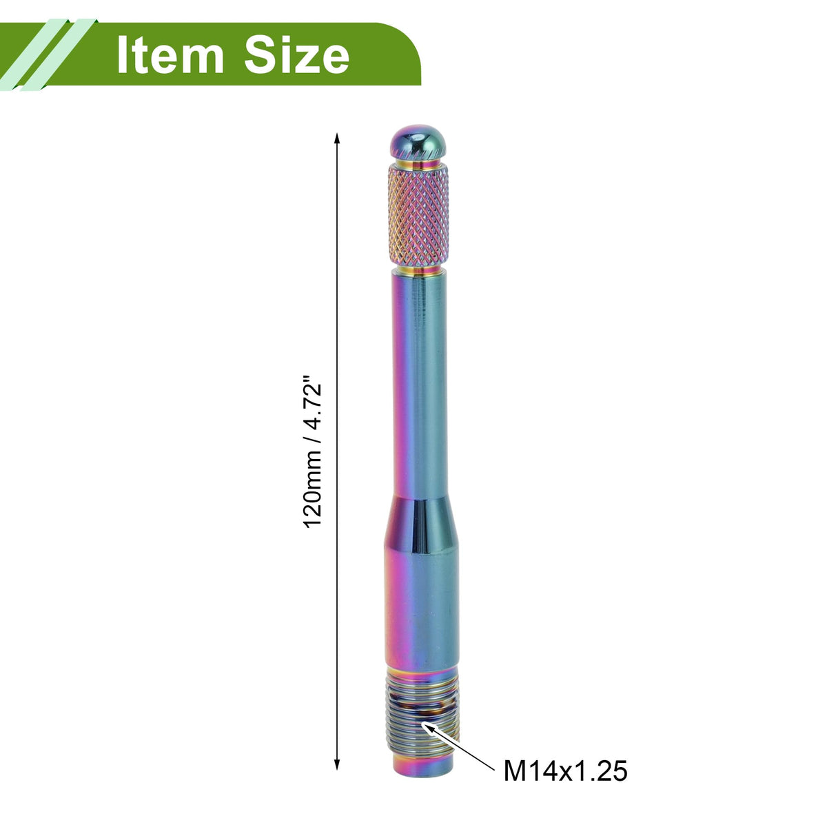 M14x1.25 120mm Wheel Alignment Pin Stainless Steel M8054