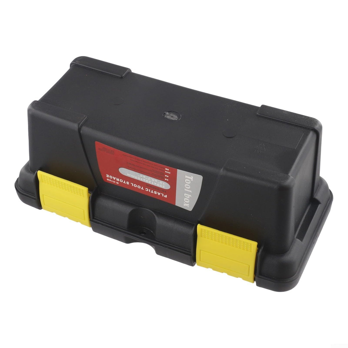 10 Inch Black Plastic Toolbox A50796