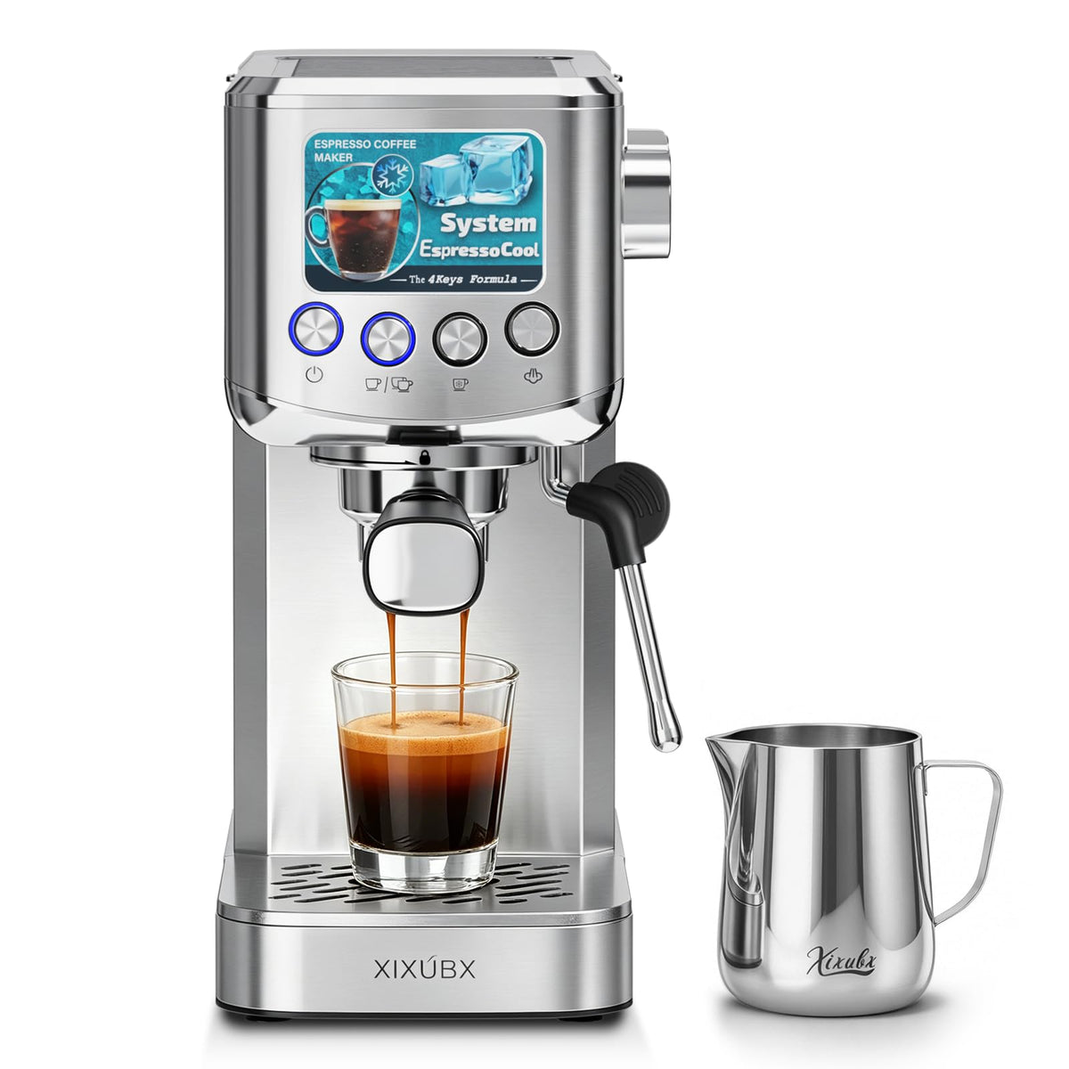 Cold Brew Espresso Machine with Milk Frother Z407