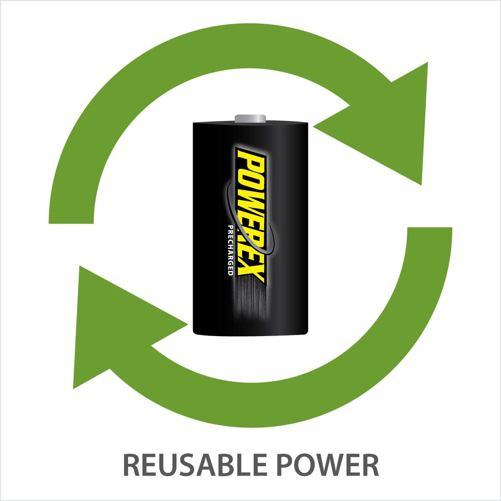 Rechargeable NiMH D Batteries 2-pack D38691