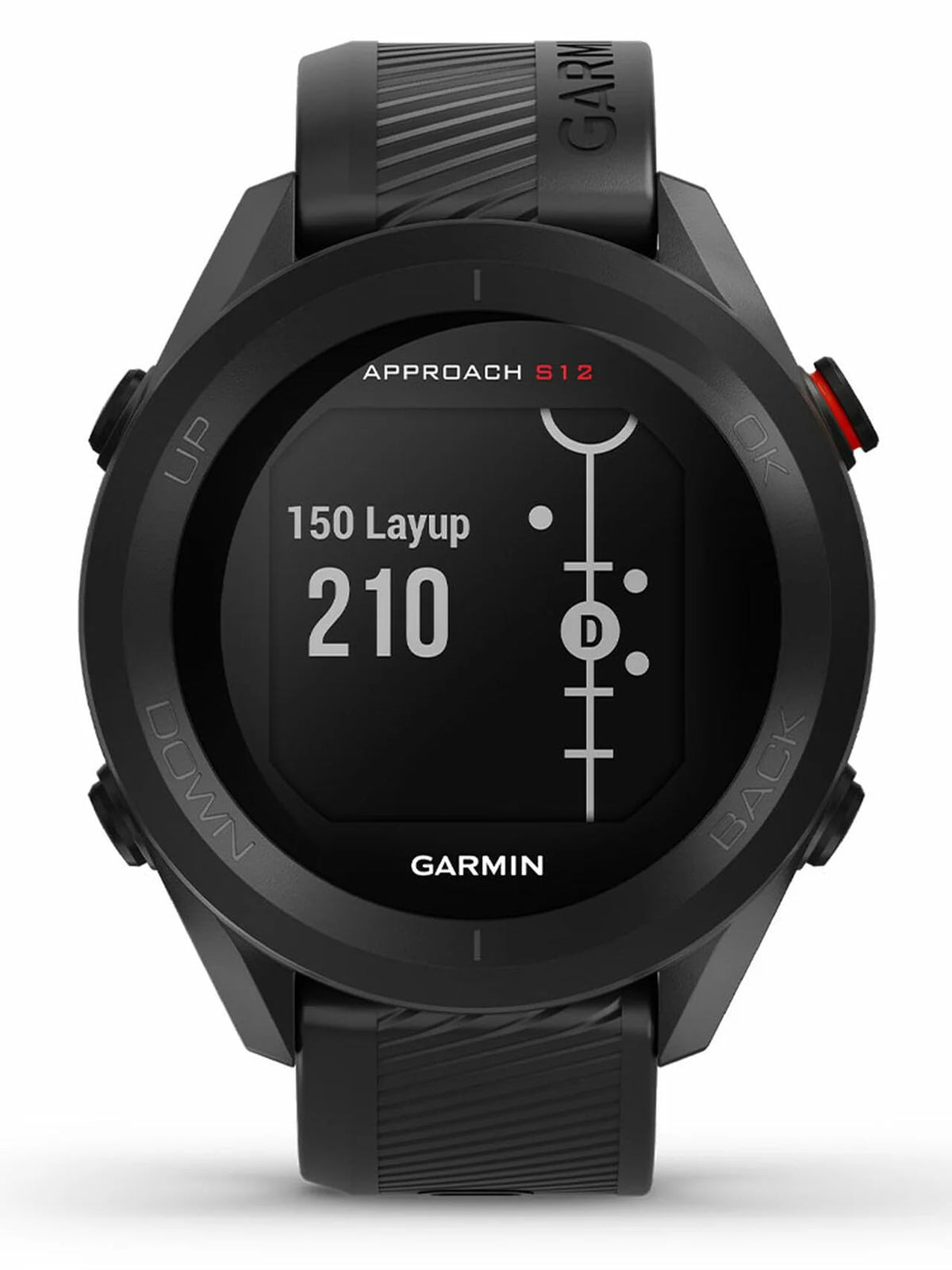Black GPS Golf Watch P25975