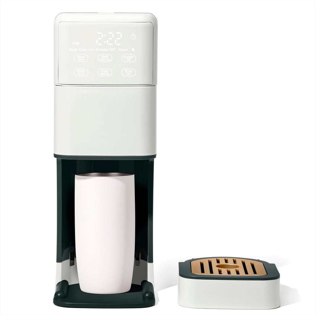 Single Serve Coffee Maker with Burr Grinder S48207