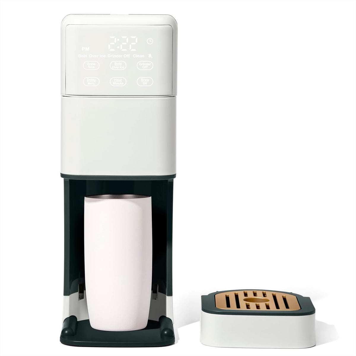 Single Serve Coffee Maker with Burr Grinder S48207