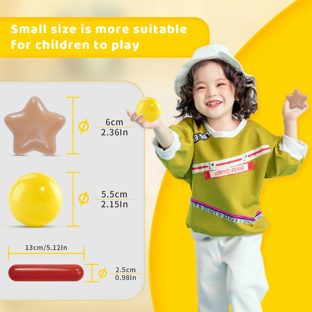 BPA Free Crush Proof Plastic Ball Pit Balls Pack of 100 200 500 S578548