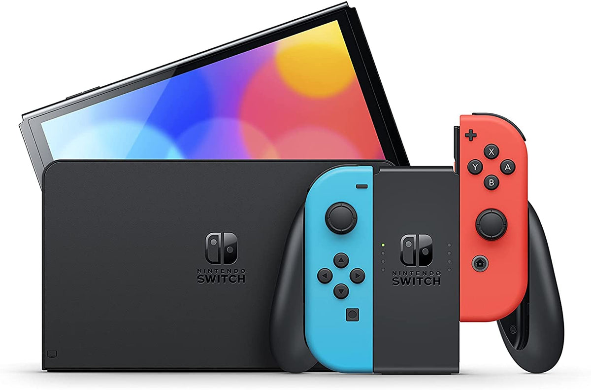 Nintendo Switch OLED Model Neon Red & Neon Blue Joy-Con D267749