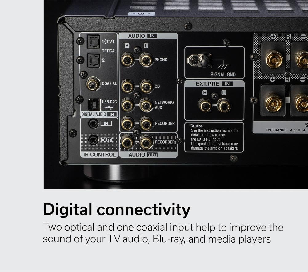 Black Integrated Amplifier D999