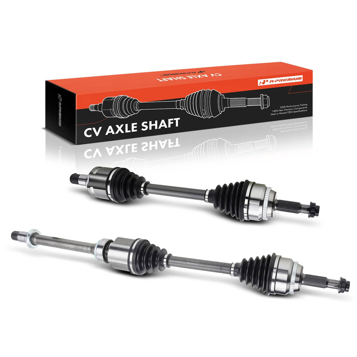 Set of 2 Front CV Axle Shaft Assembly Y89768