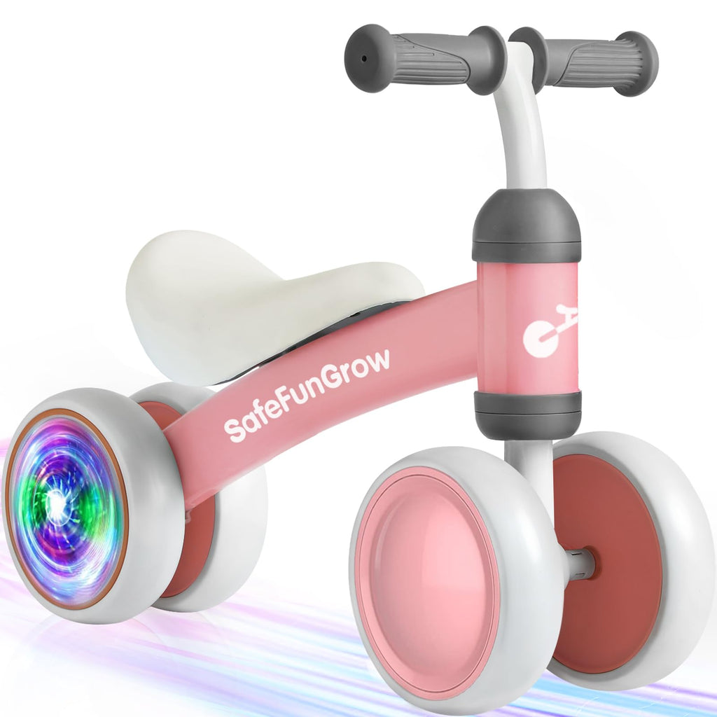 Baby Balance Bike with 4 Silent Wheels & Soft Seat U5979