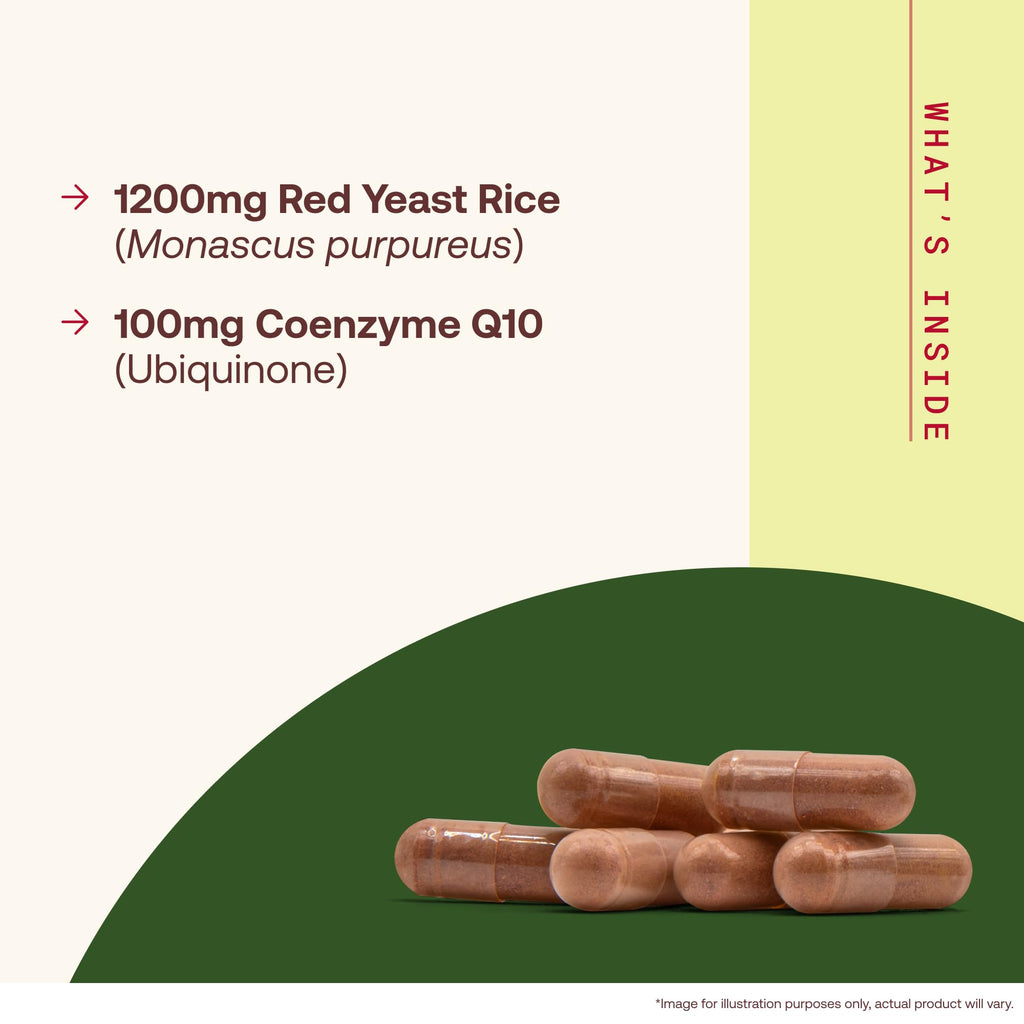 Red Yeast Rice with CoQ10 120 Capsules E77554