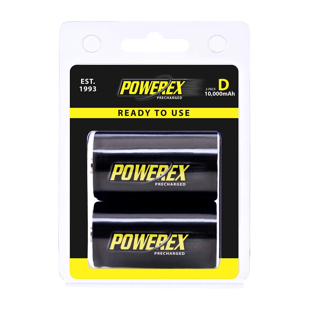 Rechargeable NiMH D Batteries 2-pack D38691