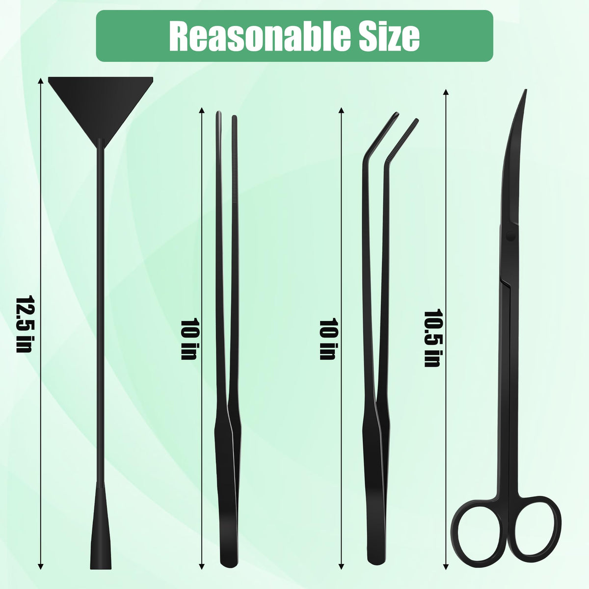 4 in 1 Stainless Steel Aquarium Aquascape Tools Kit G75517