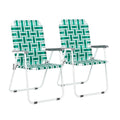 Folding Webbed Lawn Chairs R881