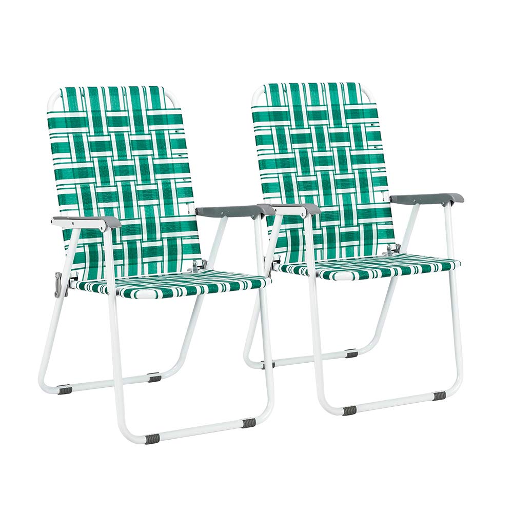Folding Webbed Lawn Chairs R881