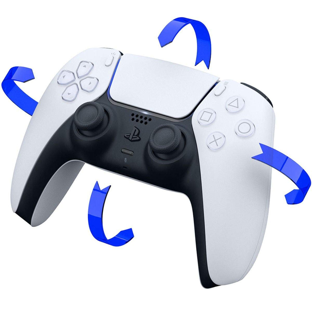 White PlayStation 5 Slim Disc 2TB SSD Console Bundle with Dual-Controller Charger L8661