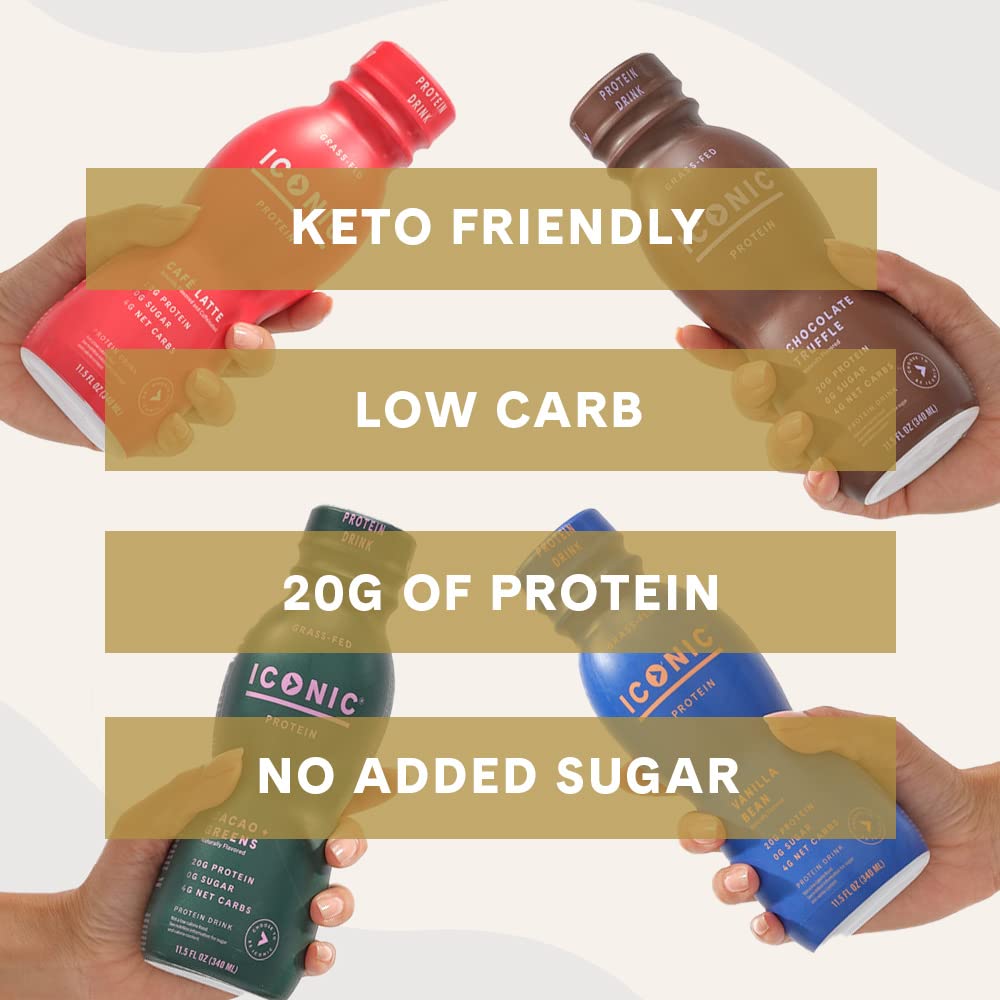Sugar Free Low Carb Protein Coffee Drinks 12 Pack S58383