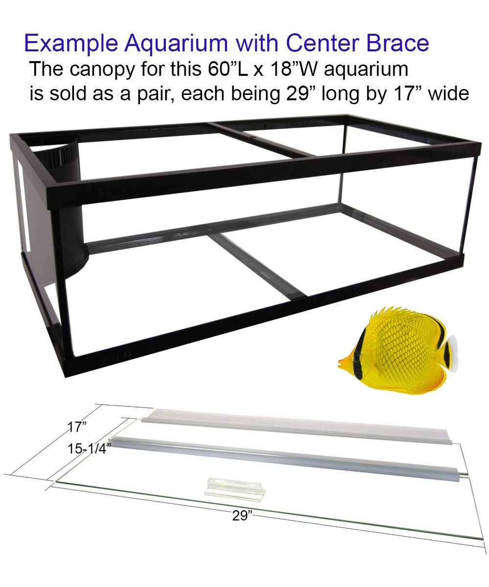 Glass Canopy Set for Aquariums A844