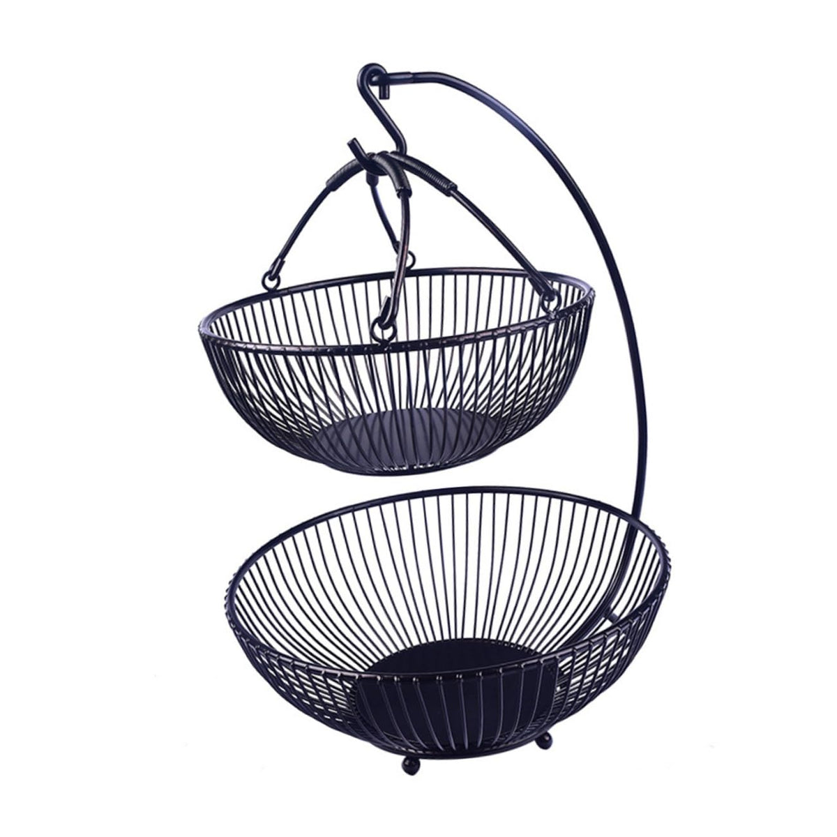 Double Layer Iron Fruit Basket C522