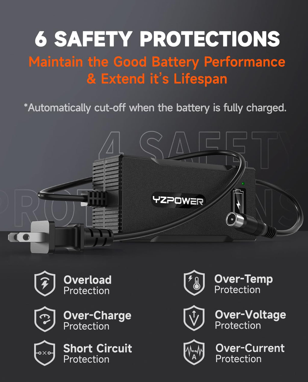 42V 5A Scooter Lithium Battery Charger C1635