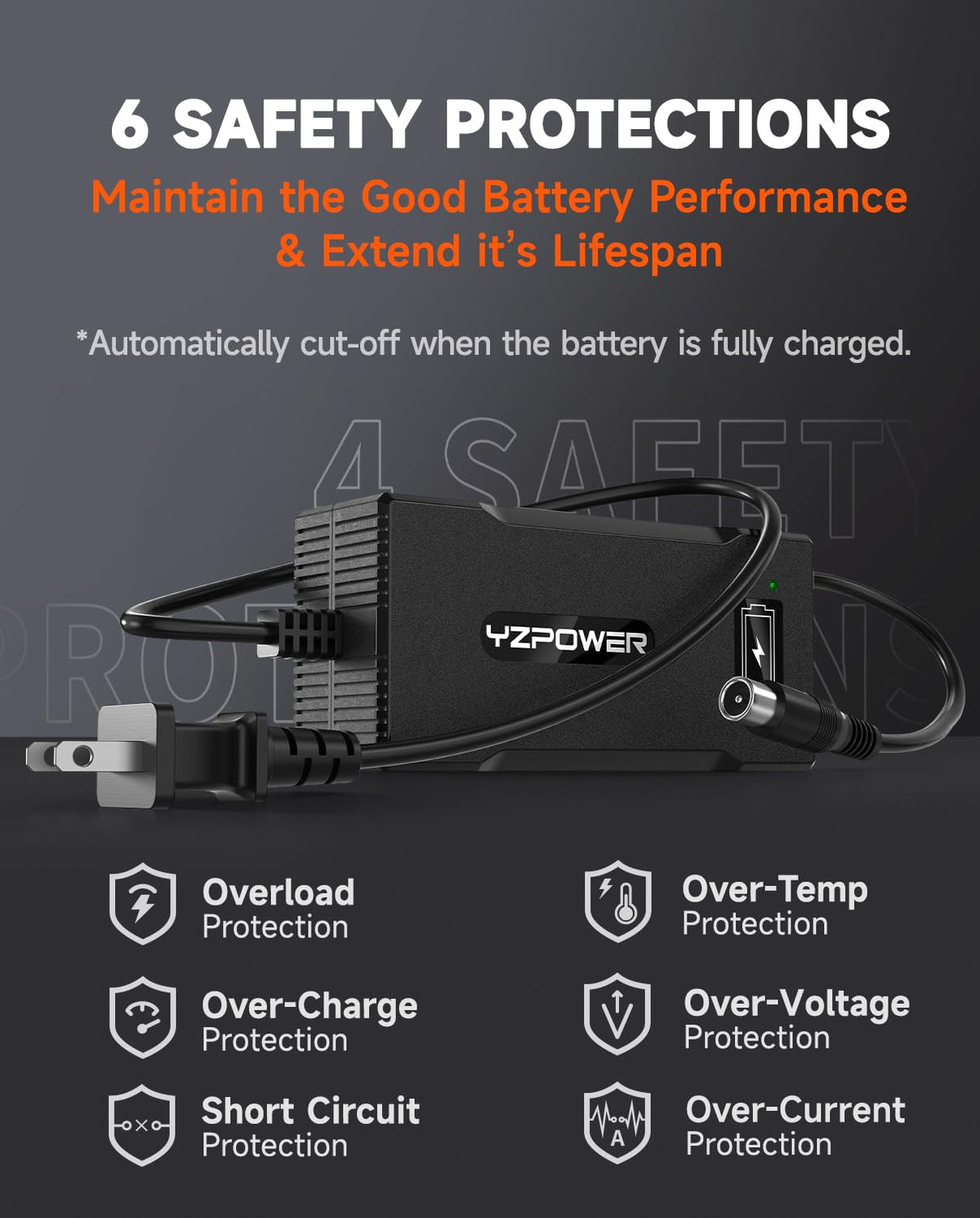 42V 5A Scooter Lithium Battery Charger C1635
