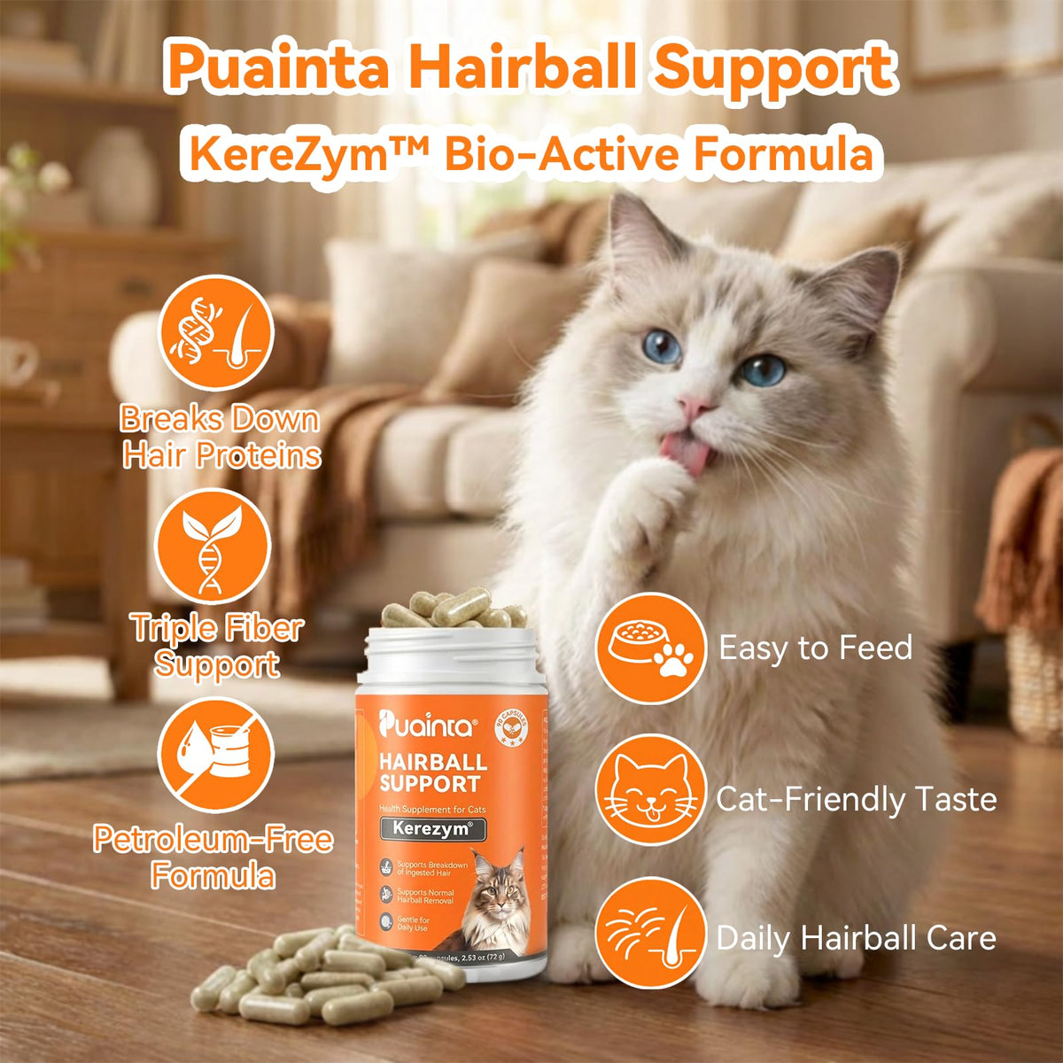 Cat Hairball Control 90 Count N304