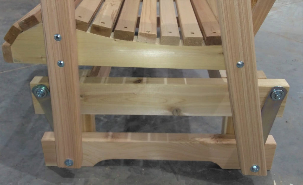 2 Foot Natural Cedar Adirondack-Style Glider U492