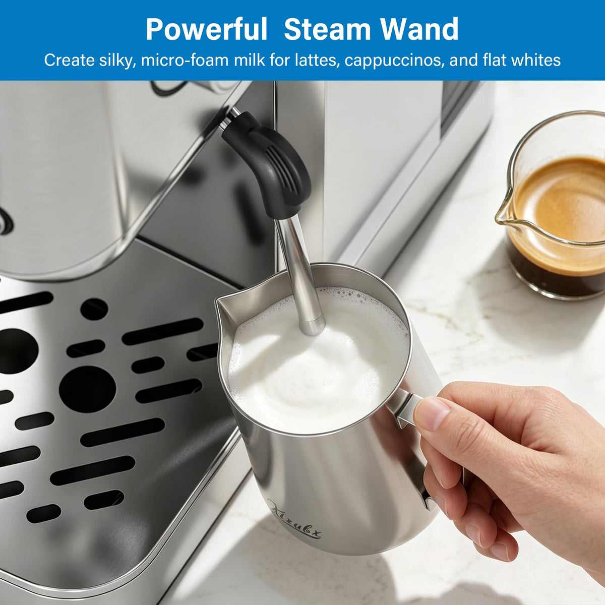Cold Brew Espresso Machine with Milk Frother Z407
