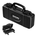 Black Steel Tool Box with Safety Latch and Handle D898