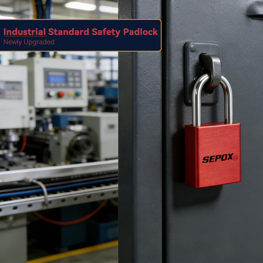 Red Aluminum Padlock Keyed Alike Y2810