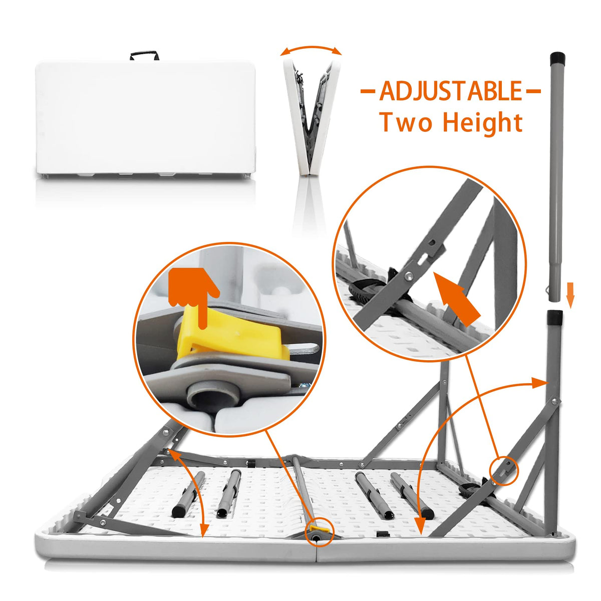 34" Square Folding Table F868229