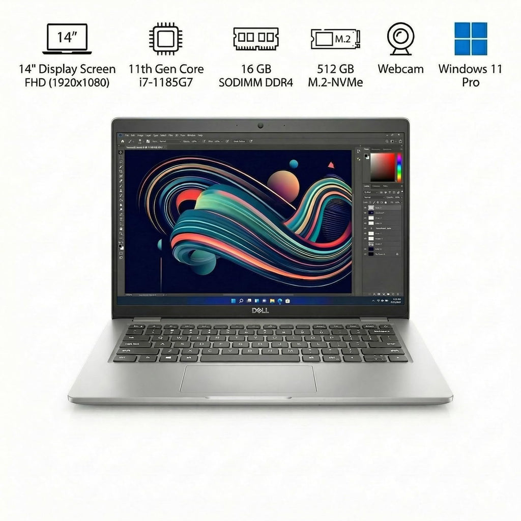 14-Inch FHD Touch Screen Laptop, Core i7, 16GB RAM, 512GB SSD, Windows 11 Pro H664904