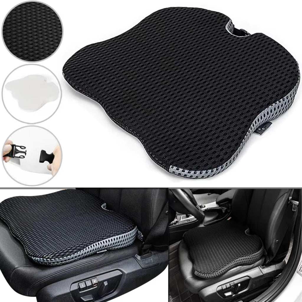 Black Memory Foam Car Seat Booster Cushion L150736